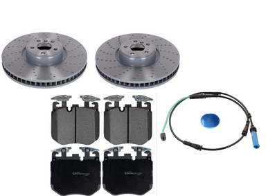 BMW 7 SERIES 730D M SPORT  G30 G31 G11 G12 2 FRONT BRAKE DISCS BRAKE PADS