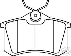 RENAULT MEGANE SCENIC 1999>  BRAKE  PADS MINTEX REAR