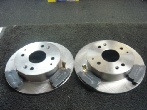 FOR ROVER 600 618 620 623 REAR BRAKE DISCS BRAKE PADS
