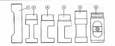 SPECIAL DIESEL INJECTOR SOCKET SET  1/2" D - 6 PIECE