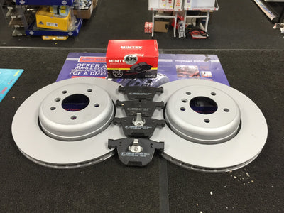BMW 535D M SPORT REAR BRAKE DISCS AND PADS