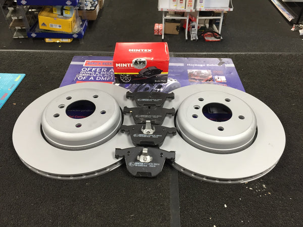 BMW 535D M SPORT REAR BRAKE DISCS AND PADS