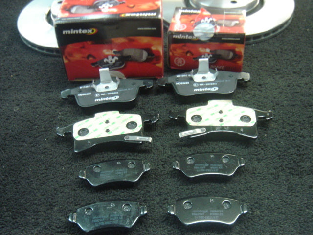 VAUXHALL ASTRA ZAFIRA GSI TURBO BRAKE PADS FRONT REAR MINTEX NEW 