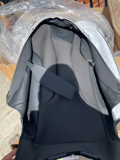 AUDI A3 2017  2020 DRIVERS SEAT BACKREST COVER BLACK  GREY 8V4881806ANFBW GENUIN