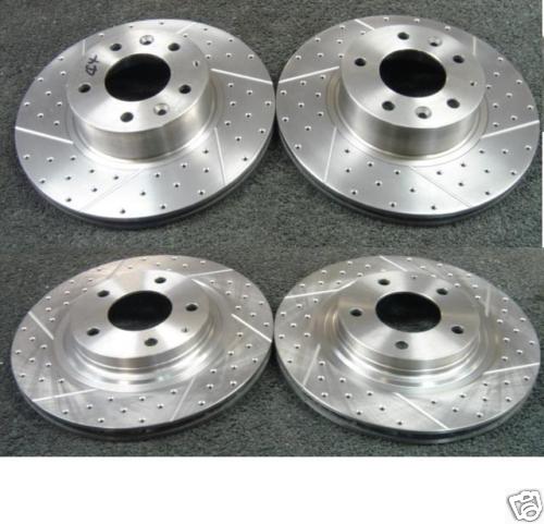 FOR MAZDA RX7 2.6TURBO FD BRAKE DISC CROSS DRILLED GROOVED BRAKE DISC FRONT REAR