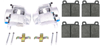 VW TRANSPORTER CARAVELLE T3 T25 FRONT BRAKE CALIPER 2 PISTON GIRLING TYPE + PADS