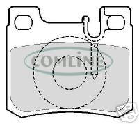 FOR MERCEDES C180 C200 C230 C250 BRAKE PADS REAR  WITH ASR 