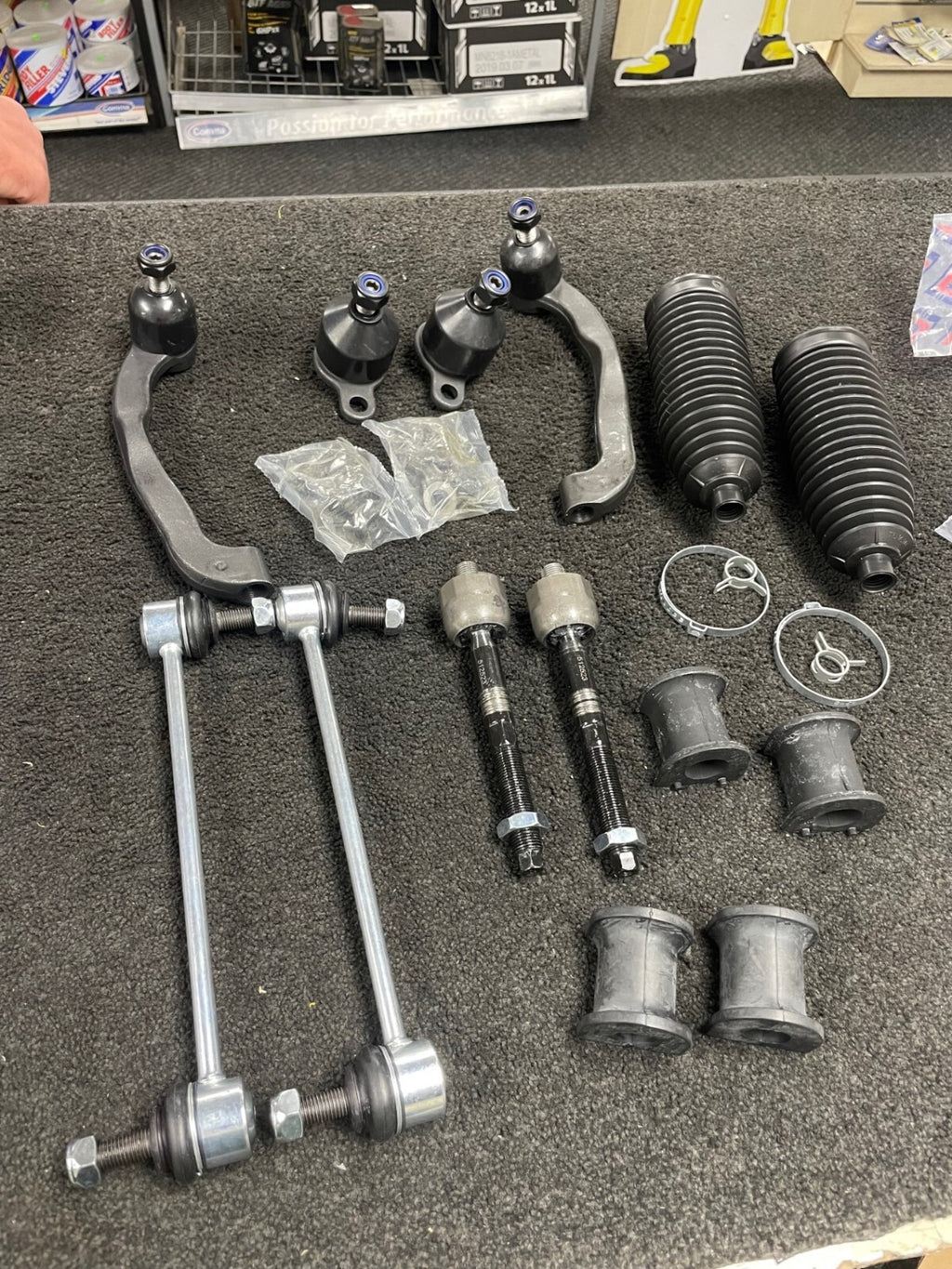 VW TRANSPORTER T5 STEERING TRACK ROD TIE ROD END BALL JOINT LINKS RACK BOOT KIT