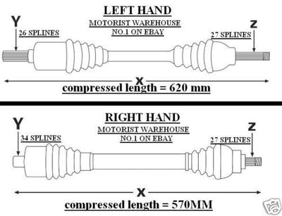FORD MONDEO 1.6 1.8 2.0 16V DRIVE SHAFT DRIVESHAFT NEW!