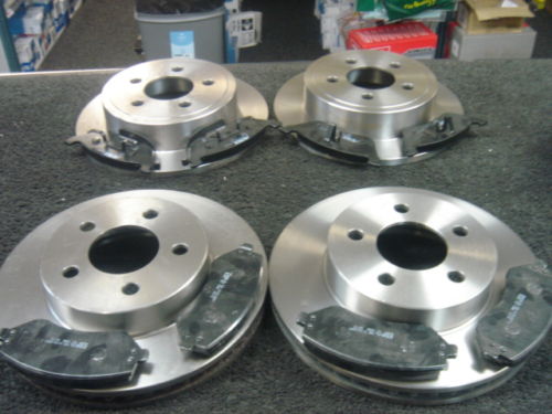 FOR JEEP GRAND CHEROKEE 4.0 4.7 FRONT REAR BRAKE DISCS & PADS