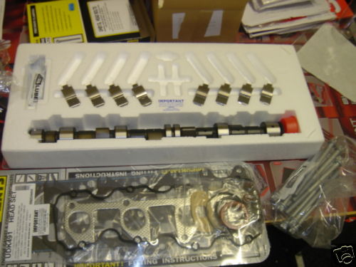  LANOS 1.4 CAMSHAFT KIT HEAD GASKET SET HEAD BOLTS
