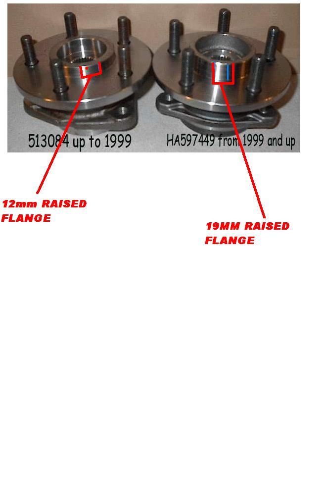 FOR JEEP CHEROKEE XJ 1999-01 WRANGLER  FRONT WHEEL BEARING HUB  NEW
