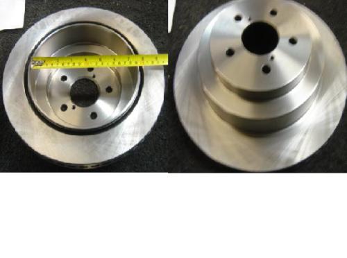 FOR SUBARU IMPRESS WRX STI TYPE R VERSION 5 6 REAR BRAKE DISCS VENTED 290X 190