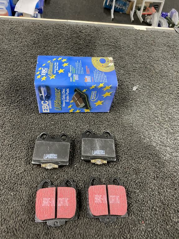 FOR LEXUS GS300 3.0 (1997-2000) TOYOTA ALTEZZA 2.0 EBC REAR BRAKE PADS SET OF 4
