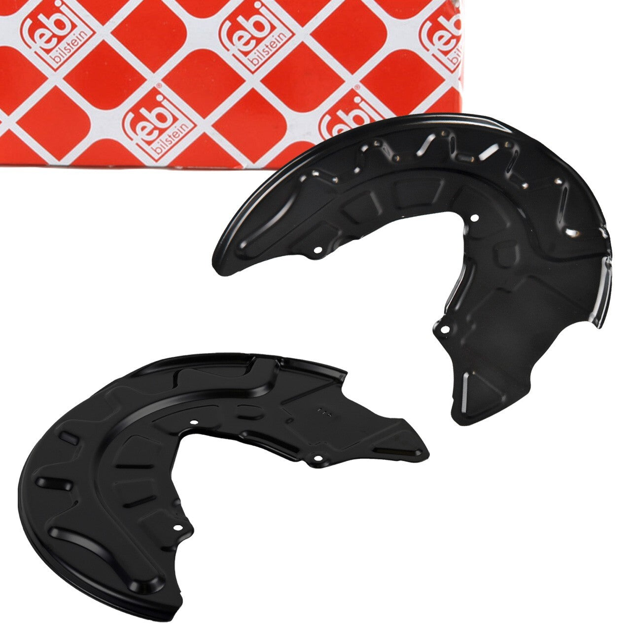 GOLF R MK7 MK7.5  GTI AUDI A3  S3  SKODA FRONT BRAKE DISC SHIELD COVER X2 340MM