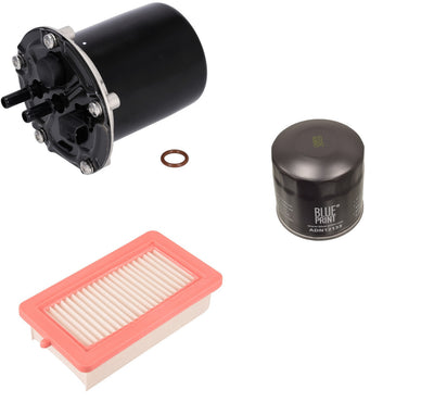 FOR NISSAN MICRA DCI N-CONNECTA (MK5 (K14)) OIL AIR FUEL FILTER SERVICE KIT