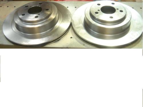 FOR SUBARU IMPREZA WRX TURBO REAR VENTED BRAKE DISCS X 2