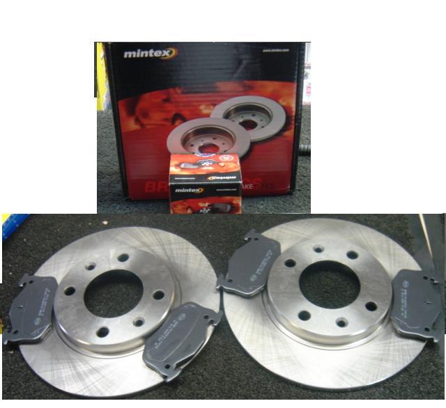 PEUGEOT 307 1.6 1.4 2.0 MINTEX REAR BRAKE DISCS & PADS