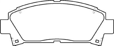 MR2 MK2 REV 2 3 2.0 9/1992> EBC GREEN STUFF BRAKE PADS