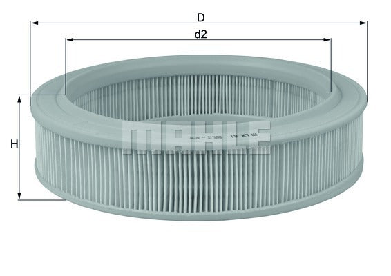 RENAULT R5 R9 R11 R19 R21 CLIO 1.1 ARO 10 1.4 1.6 LX81 NEW MAHLE AIR FILTER