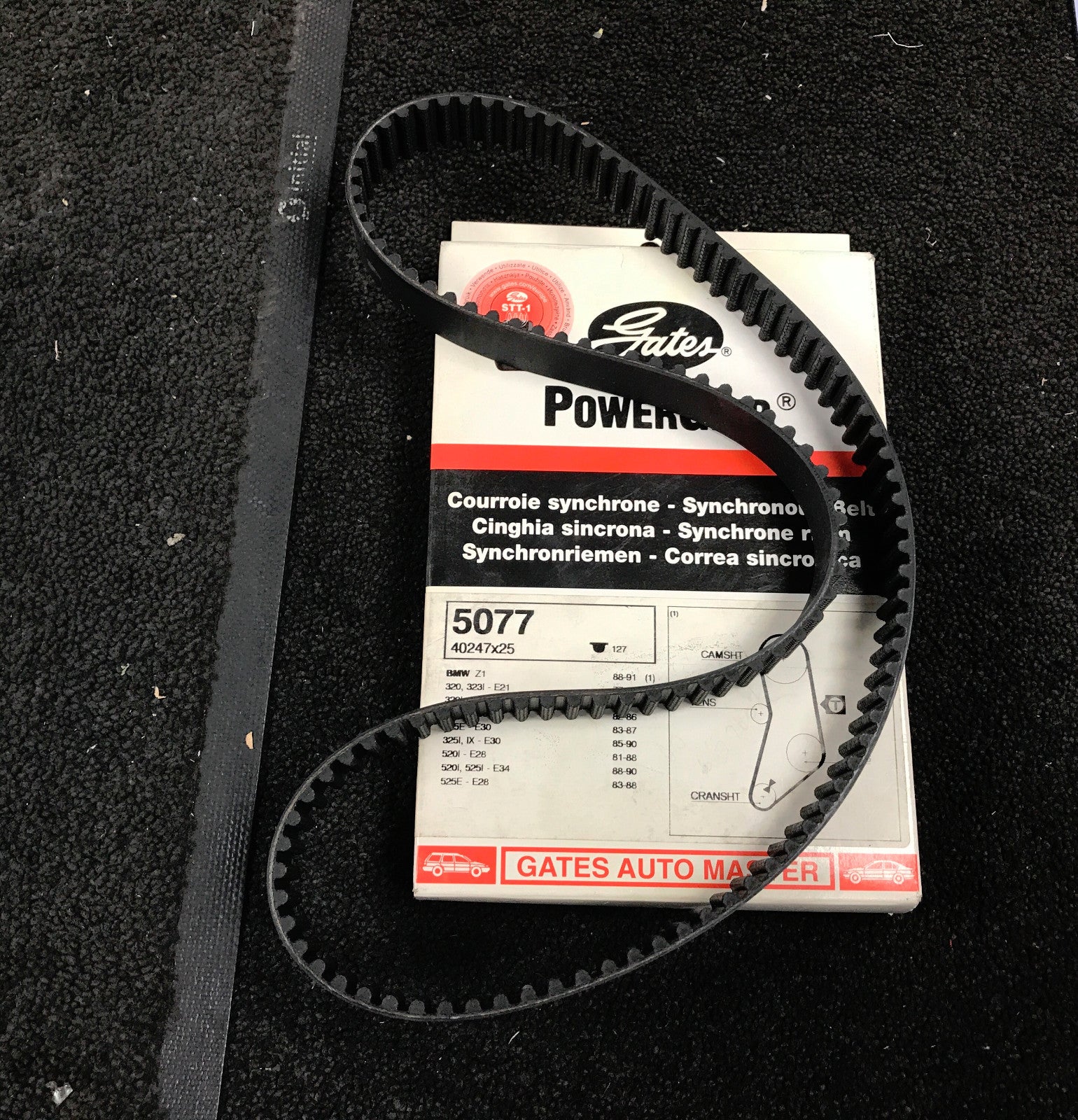 FOR BMW 320 2.0 12V 08/76-08/82 E21 GATES CAMSHAFT TIMING BELT *GENUINE O.E*