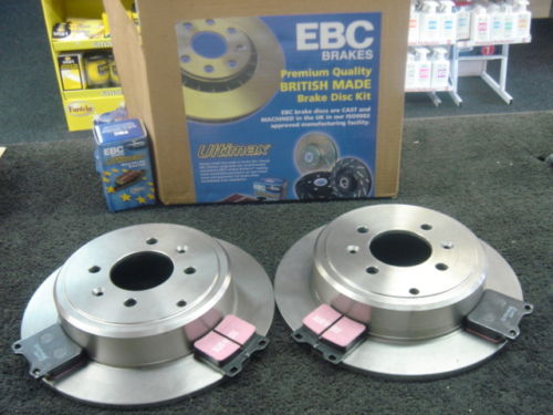 PEUGEOT 406 3.0 V6 COUPE EBC BRAKE  DISCS &PADS REAR