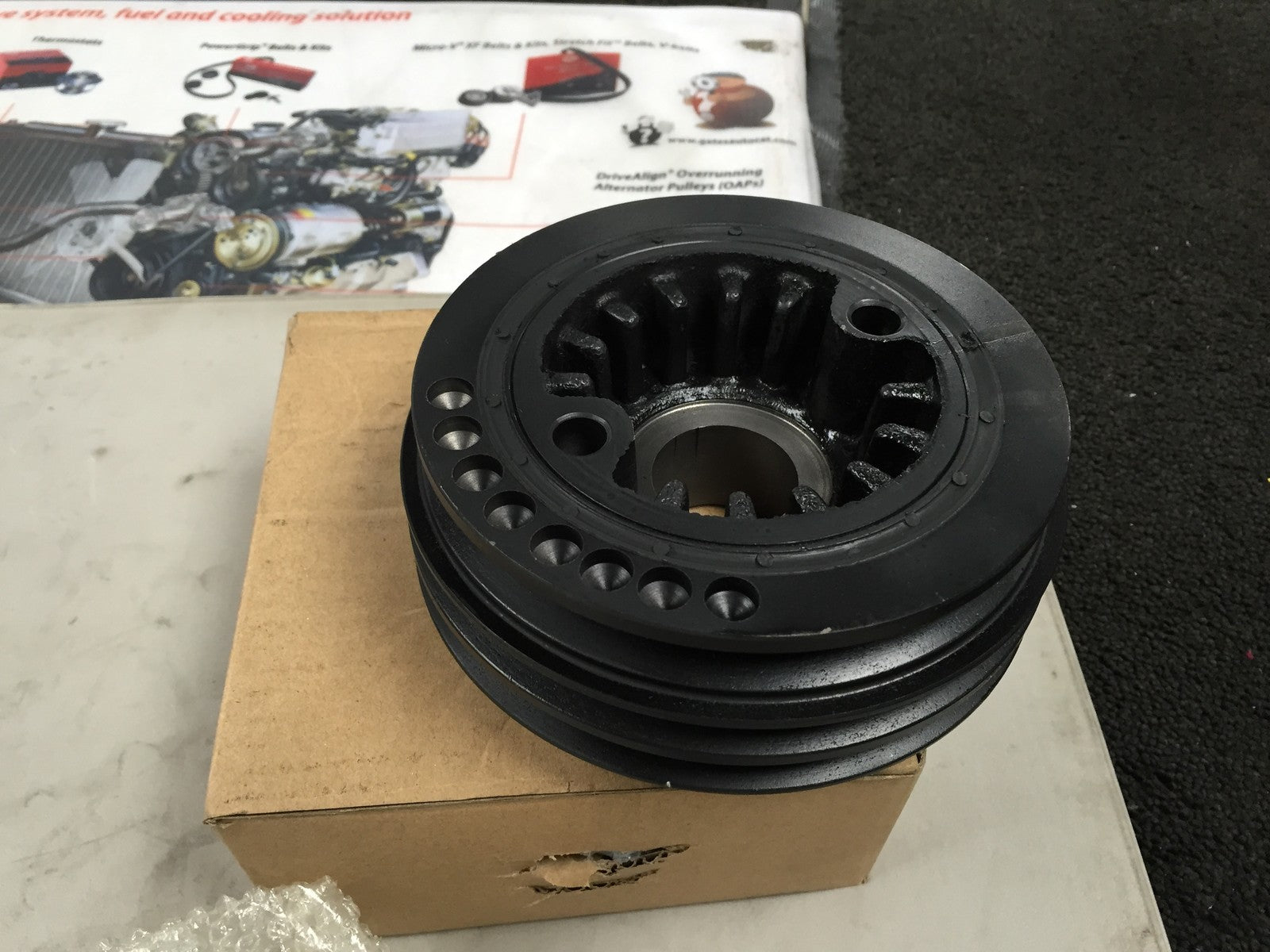 FOR MITSUBISHI SHOGUN PAJERO 3.2 DiD 2000-06 CRANKSHAFT DAMPER PULLEY NEW