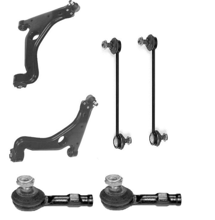 VAUXHAL VECTRA 1995-2002 2 LOWER WISHBONE ARMS ANTI ROLL BAR LINKS TRACK ROD END