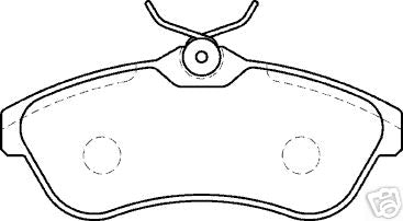 CITROEN C3 1.6 VTR GT 1.4HDI FRONT BRAKE PADS MINTEX LUCAS TYPE