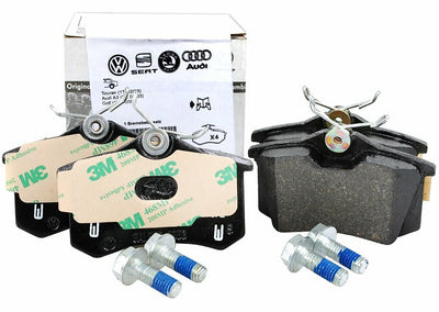 AUDI A4 A6 ALLROAD SUPERB EXEO REAR BRAKE PADS GENUINE 8E0698451L.