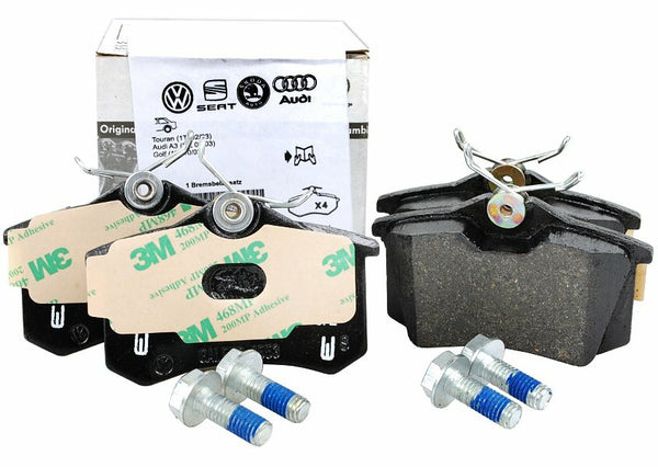 AUDI A4 A6 ALLROAD SUPERB EXEO REAR BRAKE PADS GENUINE 8E0698451L.