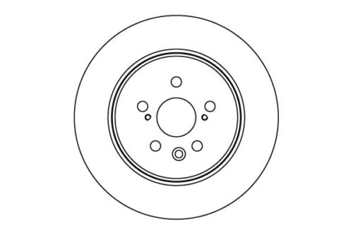 FOR TOYOTA AVENSIS 97-03 REAR MINTEX SOLID BRAKE DISCS X 2