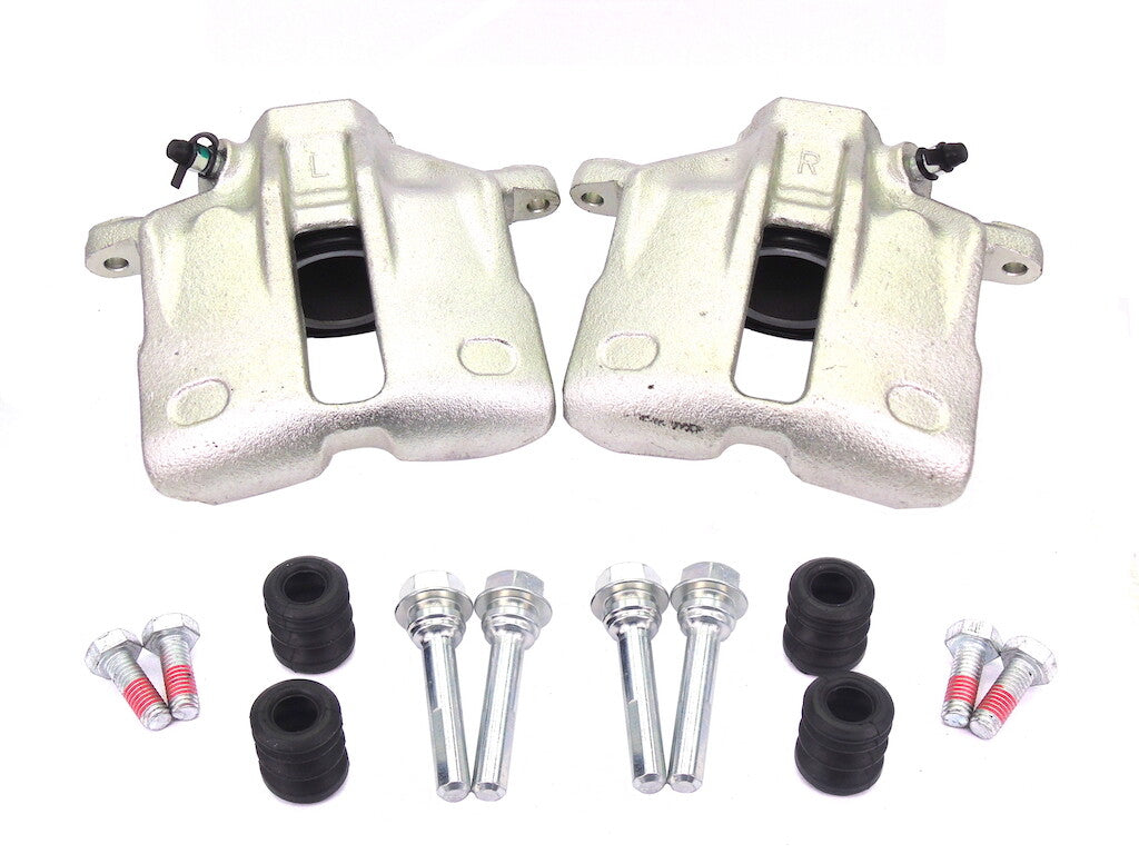 2 FRONT BRAKE CALIPER  BOTH SIDE+ SLIDERS FOR AUDI A4 VW PASSAT EXEO 280MM DISC