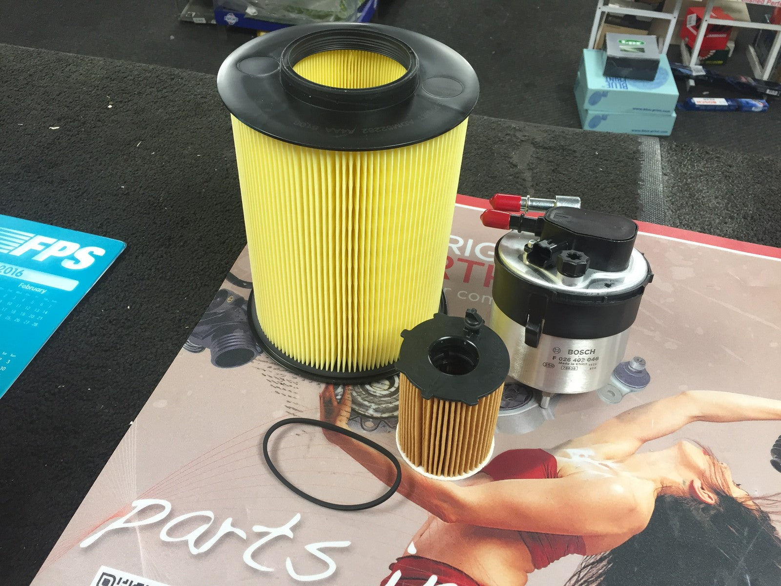 FORD FOCUS CMAX FIESTA 1.6TDCI SERVICE OIL FILTER AIR FILTER DIESEL FUEL FILTER