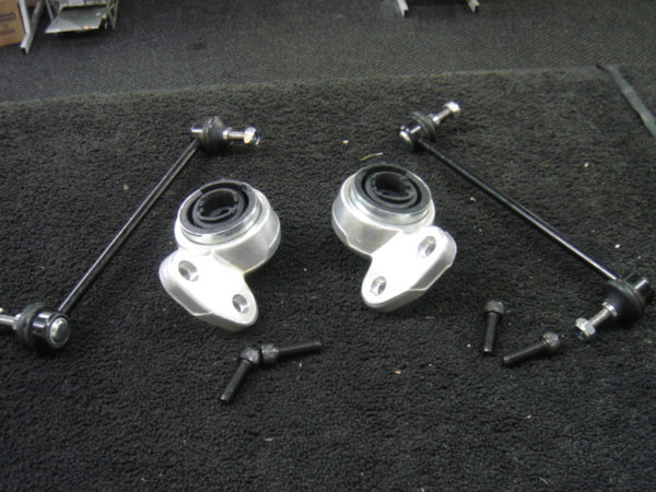 BMW 3 SER E46 COMPACT COUPE CI  WISHBONE ARM BUSHES 2 FRONT ANTI ROLL BAR LINKS
