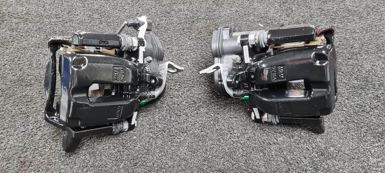 AUDI RSQ3 RS Q3 2.5 2013-17 REAR ELECTRIC BRAKE CALIPER COMPLETE BRACKET+PADLHRH