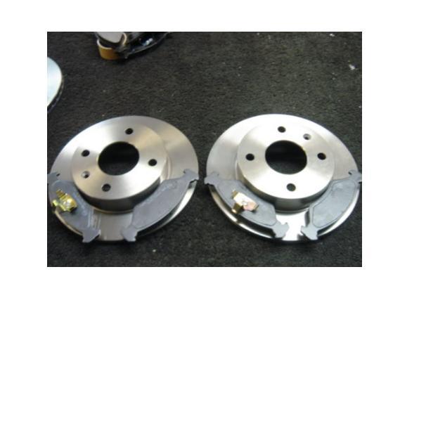 FORD KA 96-99 240MM FRONT BRAKE DISCS & PADS NEW 