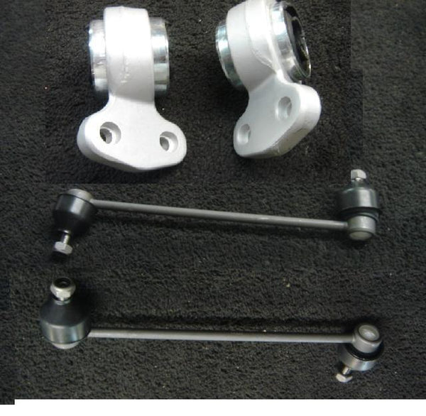 BMW Z4 E85 E86 2 LOWER WISHBONE ARM BUSHES 2 FRONT ANTI ROLL BAR LINKS