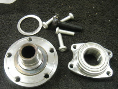 FOR AUDI A4 8E B5 B6 B7 A6 C4 C5 A8 FRONT WHEEL BEARING HUB & FLANGE & BOLT KIT