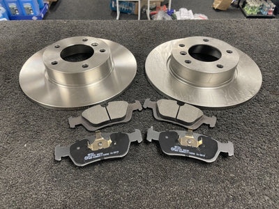 FOR BMW BMW Z3 2 BRAKE DISCS FRONT BRAKE PADS FRONT SOLID DISC CHECK