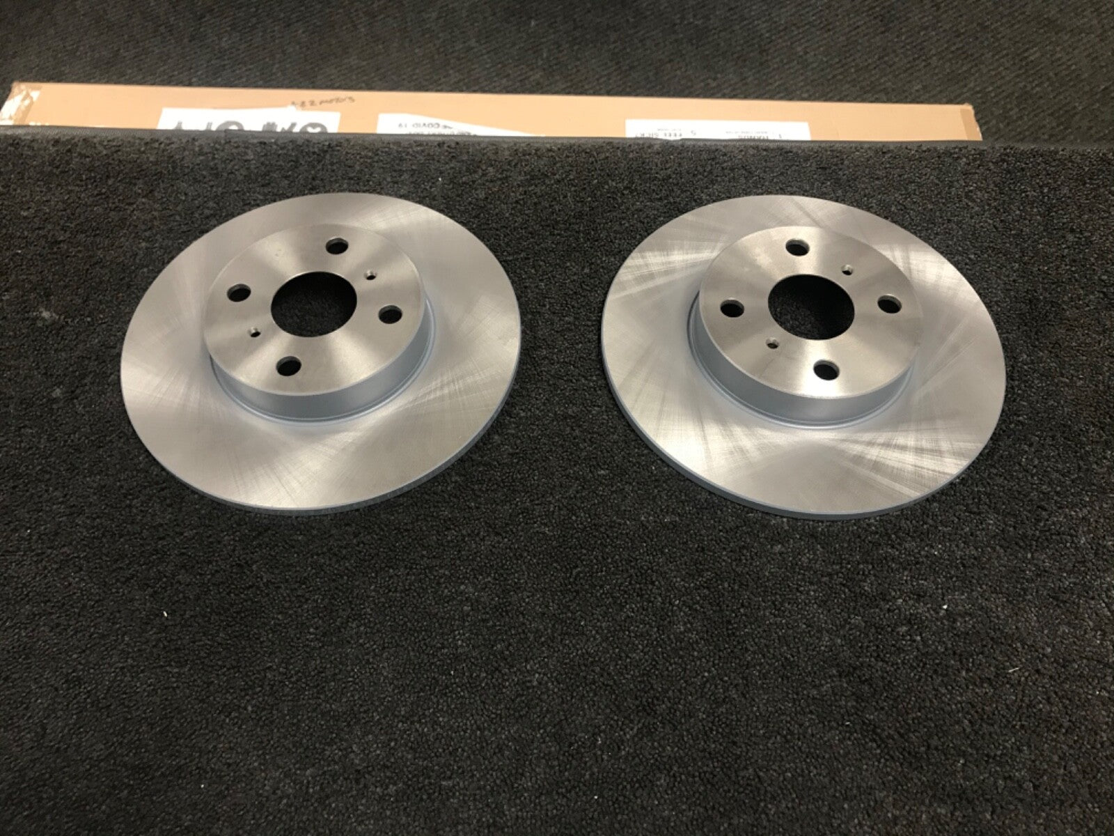 FOR TOYOTA MR2 MK1 AW10 AW11 1.6 1984-1989 2 REAR BRAKE DISCS 