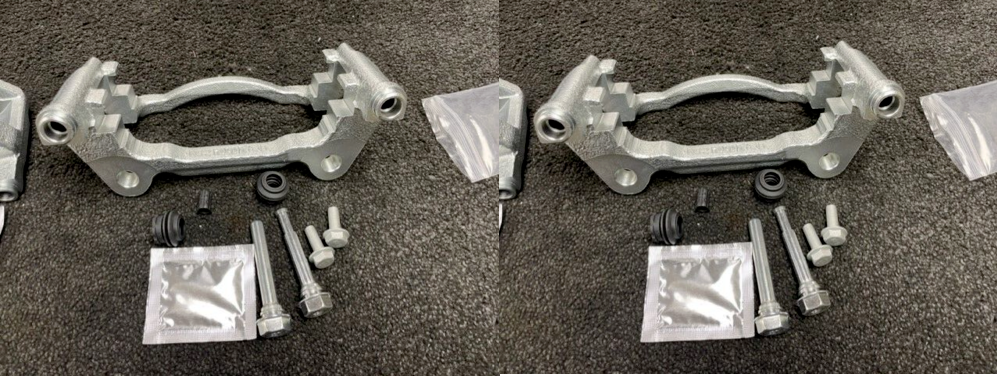 2 FRONT BRAKE CALIPER BRACKET CARRIER AUDI A3 8V 1.0 1.2 1.4 1.5 TDI 312MM DISC