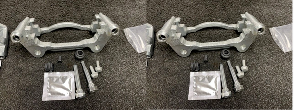 2 FRONT BRAKE CALIPER BRACKET CARRIER AUDI A3 8V 1.0 1.2 1.4 1.5 TDI 312MM DISC