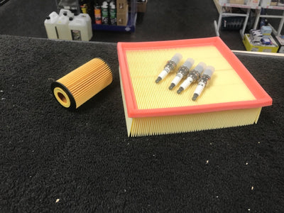 VAUXHALL CORSA D MK3 2006-2014 1.0 1.2 1.4 OIL AIR FILTER PLUGS SERVICE KIT