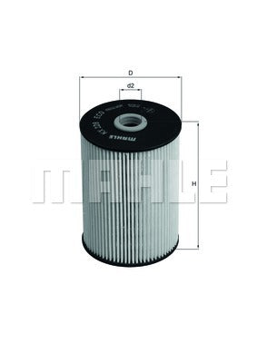 FUEL  FILTER MAHLE KX228D