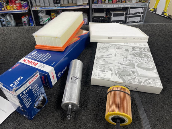 A5 170BHP TDI SERVICE KIT OIL FILTER AIR FILTER CABIN FILTER DIESEL FUEL FILTER