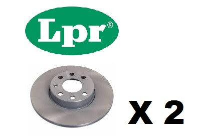 FOR AUDI A3 8P 1.4 1.6 1.8 2.0 TFSI REAR SOLID BRAKE DISCS PAIR 256MM 