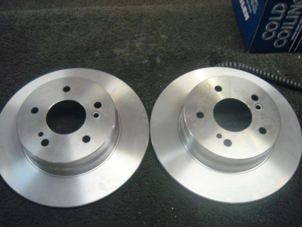 FOR MERCEDES C180 C200 C220 C250 BRAKE DISCS FRONT SOLID X2