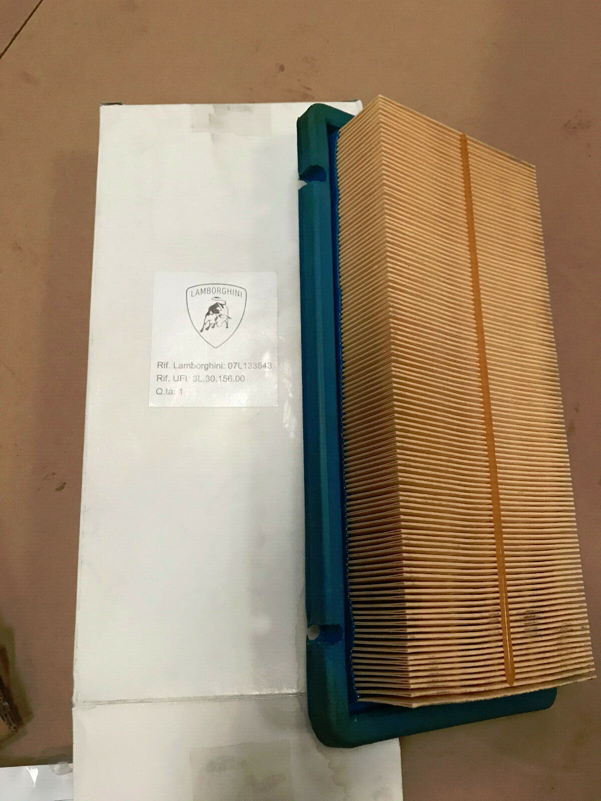  LAMBORGHINI GALLARDO  AIR FILTER ORIGINAL 07L133843 