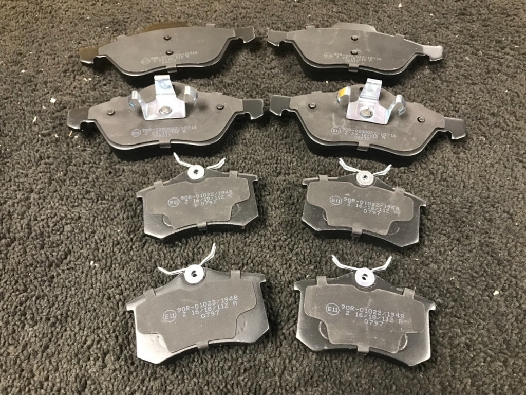 RENAULT MEGANE 2005 to 2009  BRAKE PADS FRONT & REAR FULL SET 